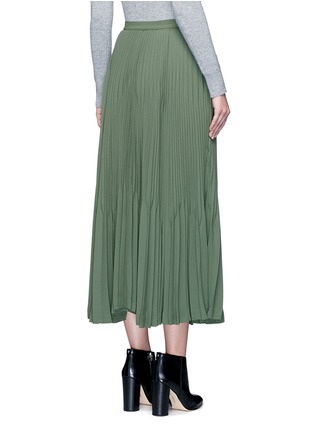 Back View - Click To Enlarge - THEORY - 'Laire' pleat crepe maxi skirt
