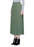 Front View - Click To Enlarge - THEORY - 'Laire' pleat crepe maxi skirt