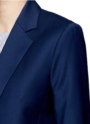 Detail View - Click To Enlarge - THEORY - 'Sedeia' virgin wool blend soft blazer