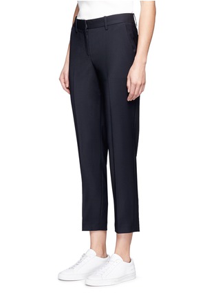 Front View - Click To Enlarge - THEORY - 'Treeca 2' wool blend cropped pants