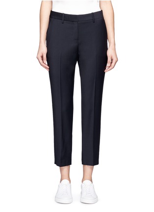 Main View - Click To Enlarge - THEORY - 'Treeca 2' wool blend cropped pants