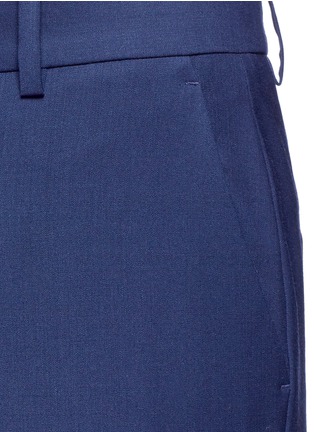 Detail View - Click To Enlarge - THEORY - 'Trecca' cropped virgin wool blend suiting pants