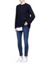 Figure View - Click To Enlarge - THEORY - 'Lewens' cable knit wool sweater