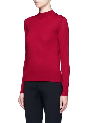 Front View - Click To Enlarge - THEORY - 'Sallie' high neck Merino wool sweater