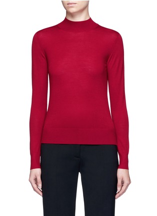 Main View - Click To Enlarge - THEORY - 'Sallie' high neck Merino wool sweater