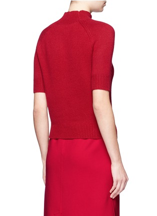 Back View - Click To Enlarge - THEORY - 'Jodi B' short sleeve cashmere sweater