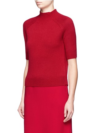 Front View - Click To Enlarge - THEORY - 'Jodi B' short sleeve cashmere sweater