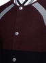 Detail View - Click To Enlarge - GIVENCHY - Colourblock and stripe jacket cardigan
