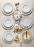  - L'OBJET - Soie Tressée bread and butter plate − White