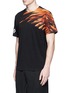 Front View - Click To Enlarge - MARCELO BURLON - 'Lonquimay' wing print T-shirt