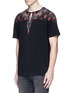 Front View - Click To Enlarge - MARCELO BURLON - 'El Cruce' wing print T-shirt