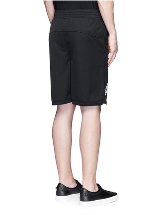 Back View - Click To Enlarge - MARCELO BURLON - 'Sajama' sports mesh shorts