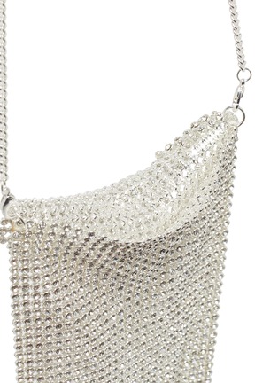 Detail View - Click To Enlarge - ONE OF A KIND - Fringed crystal kids crossbody bag