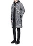 Figure View - Click To Enlarge - MARCELO BURLON - 'Rahue' reversible long jacket