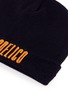 Detail View - Click To Enlarge - MARCELO BURLON - 'Liicancabur' embroidered wool knit beanie