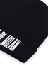 Detail View - Click To Enlarge - MARCELO BURLON - 'Sajama' embroidered wool knit beanie