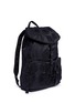 Front View - Click To Enlarge - MARCELO BURLON - 'Pissis' icon patch backpack