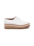 Main View - Click To Enlarge - CLERGERIE - 'Brook' Lambskin Leather Platform Derby Shoes