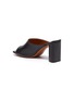  - CLERGERIE - 'Jodie' Heeled Lambskin Leather Mules