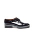 Main View - Click To Enlarge - CLERGERIE - 'Roma' Patent Leather Transparent Welt Derby Shoes