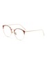 Main View - Click To Enlarge - LINDA FARROW - Horn rimmed frame optical glasses