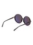 Figure View - Click To Enlarge - LINDA FARROW - Round acetate frame sunglasses