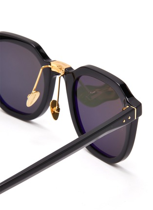 Detail View - Click To Enlarge - LINDA FARROW - Fletcher' acetate D frame sunglasses
