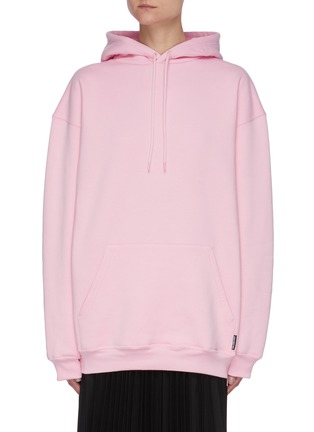 Main View - Click To Enlarge - BALENCIAGA - Slit Sleeve Cotton Hoodie