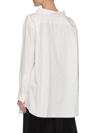 Back View - Click To Enlarge - BALENCIAGA - Double Front Oversize Blouse