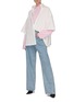 Figure View - Click To Enlarge - BALENCIAGA - Short Sleeve Oversize Cotton Shirt