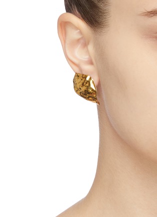 Figure View - Click To Enlarge - MISHO - Flow' gold plated ear caps