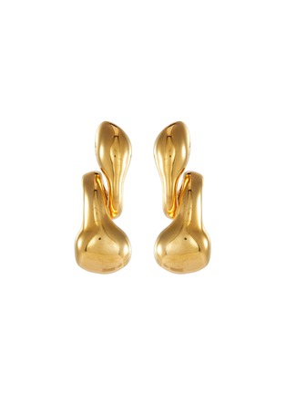 Main View - Click To Enlarge - MISHO - Pebble' gold plated airpod earrings