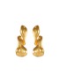 Main View - Click To Enlarge - MISHO - Pebble' gold plated airpod earrings