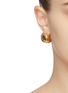 Figure View - Click To Enlarge - MISHO - Pebble' gold plated stud earrings