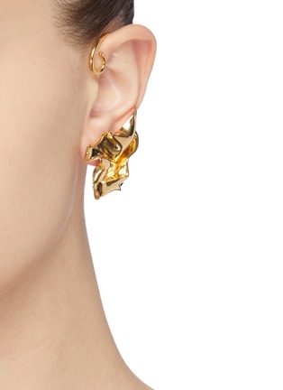 Figure View - Click To Enlarge - MISHO - Cascade' gold plated ear cuff
