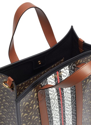 Detail View - Click To Enlarge - BURBERRY - Mixed Anagram Print Canvas Tote