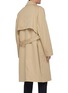 Back View - Click To Enlarge - SOLID HOMME - Double lined oversized trench coat