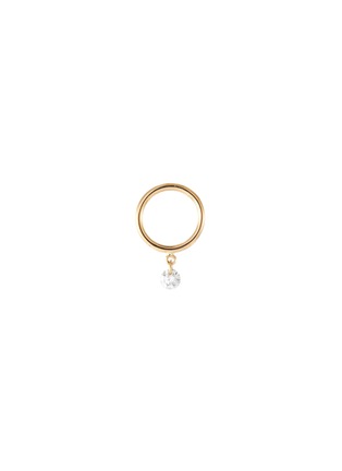 Main View - Click To Enlarge - PERSÉE PARIS - 'Boheme' diamond small hoop earring