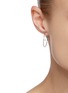 Figure View - Click To Enlarge - PERSÉE PARIS - 'Encerclez-Moi' diamond 18k white gold hoop earring