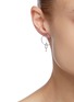 Figure View - Click To Enlarge - PERSÉE PARIS - 'Turn Around' diamond 19k white gold earring