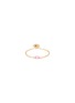 Main View - Click To Enlarge - PERSÉE PARIS - 'La Vie En Rose' pink sapphire 18k gold adjustable chain ring