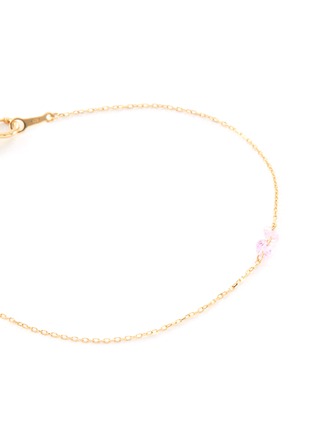Detail View - Click To Enlarge - PERSÉE PARIS - 'La Vie En Rose' pink sapphire 18k gold bracelet