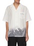 Main View - Click To Enlarge - FENG CHEN WANG - Logo Embroidered Hand Graphic Print Shirt