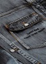  - FENG CHEN WANG - x Levi's Contrast Seam Gradient Wash Denim Jacket