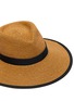 Detail View - Click To Enlarge - ERIC JAVITS - Sun Crest' Straw Visor Hat