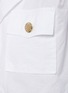  - GANNI - Patch Pocket Cotton Poplin Crop Shirt