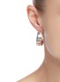 Figure View - Click To Enlarge - PHILIPPE AUDIBERT - Annita' silver plated hoop earrings