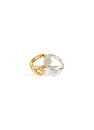 Main View - Click To Enlarge - PHILIPPE AUDIBERT - Luke' silver- gold-plated ring