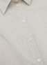 Detail View - Click To Enlarge - ACNE STUDIOS - Stripe Sleeveless Cotton Blend Shirt Dress