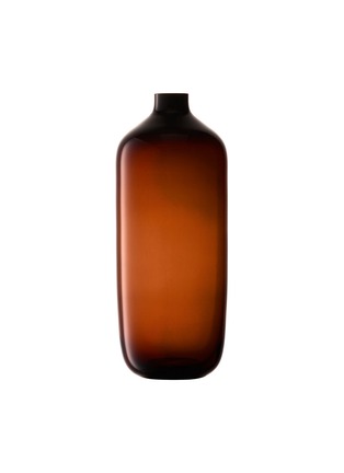 Main View - Click To Enlarge - LSA - Vessel Large Glass Vase – Peat Brown